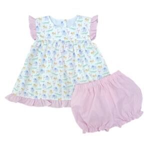 James and Lottie Natalie Bloomer Short Set, ZOO-pendous NWT size 6mo‎